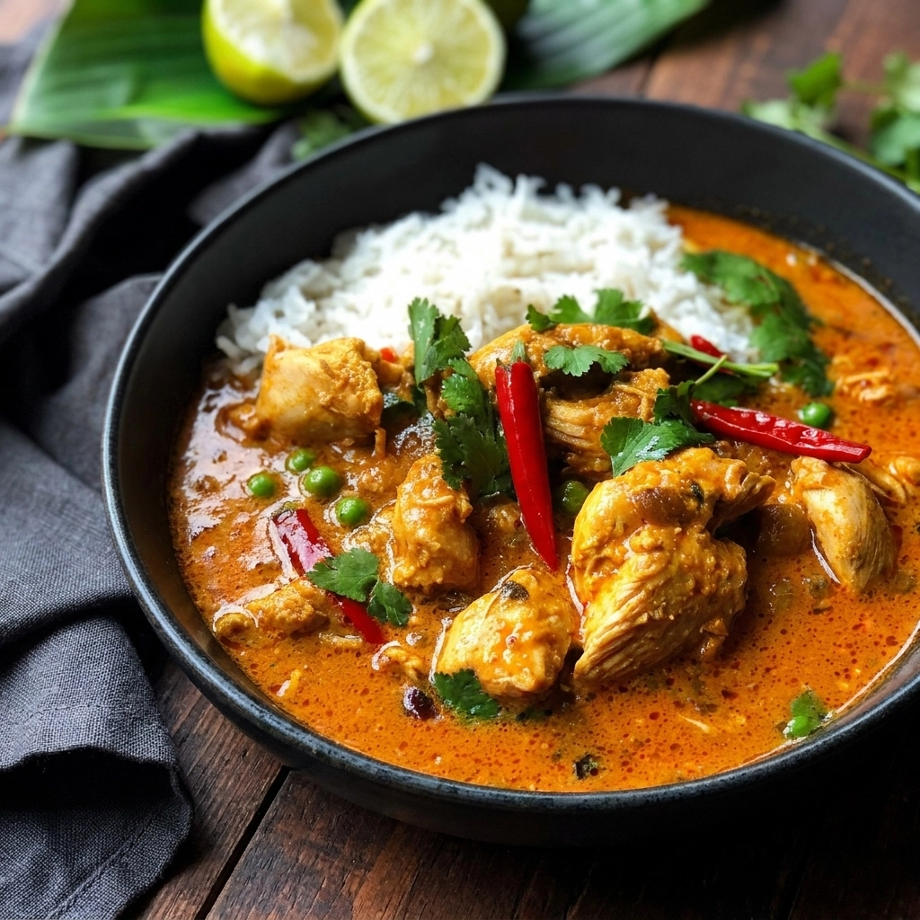 Slow Cooker Chicken Satay Curry — Effortless Thai-Style Dinner