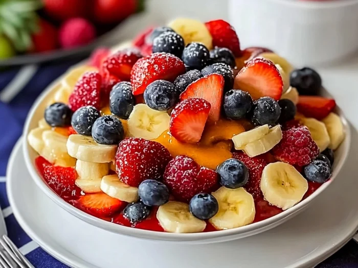 Patriotic 4th of July Fruit Salad — Fresh and Vibrant!