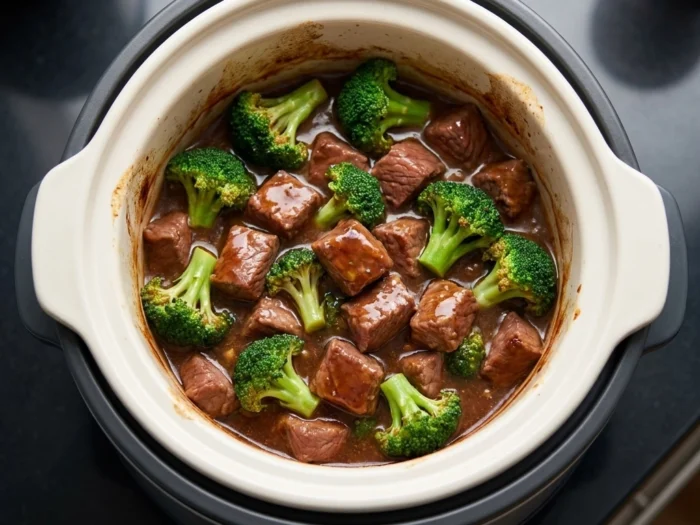 Tender Slow Cooker Beef and Broccoli — Better Than Takeout!