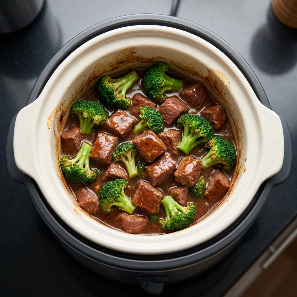 Tender Slow Cooker Beef and Broccoli — Better Than Takeout!
