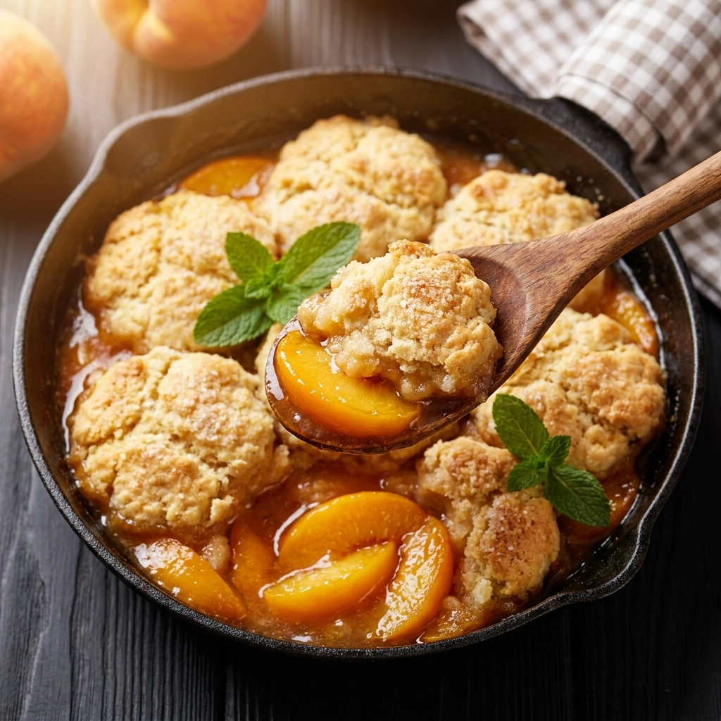 Peach Cobbler Recipe Easy – Best Homemade Summer Dessert | Old Fashioned Peach Cobbler