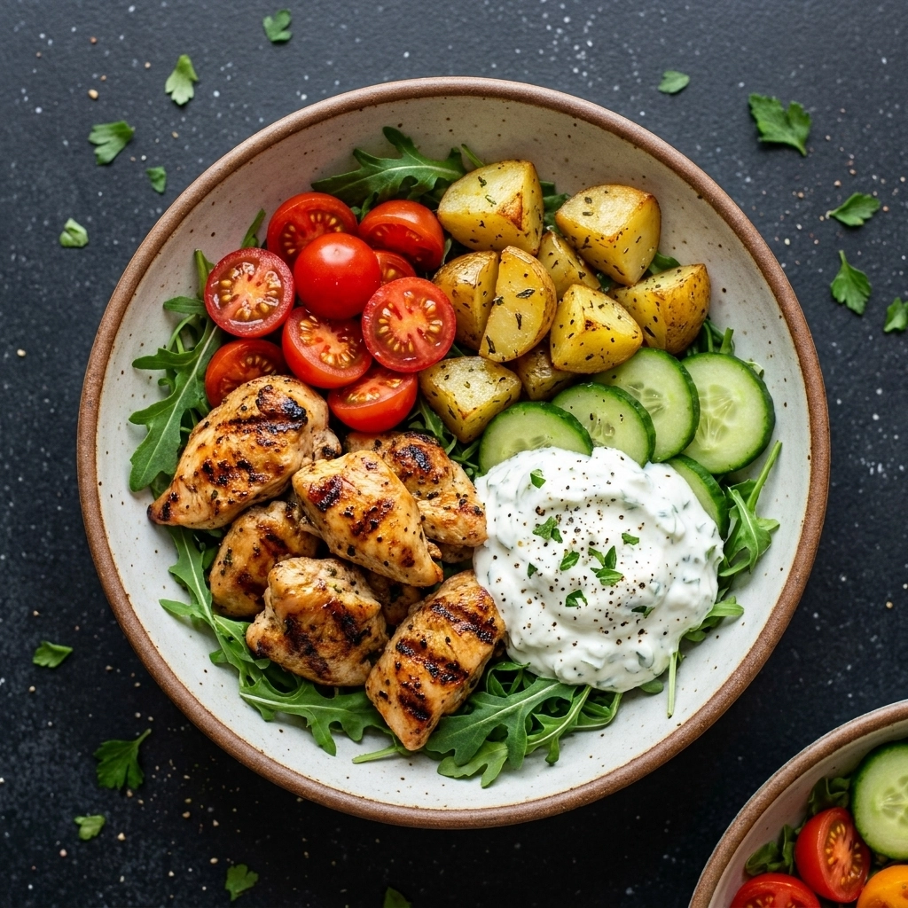 Dairy-Free Greek Chicken Bowls: Fresh, Healthy, and Bold!