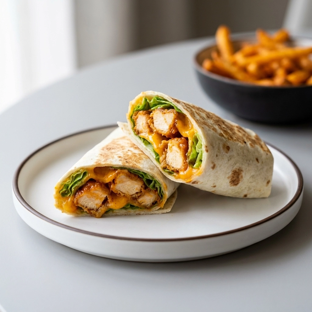 Air Fryer Hot Chicken Wraps: Spicy, Cheesy, and Extra Crunchy