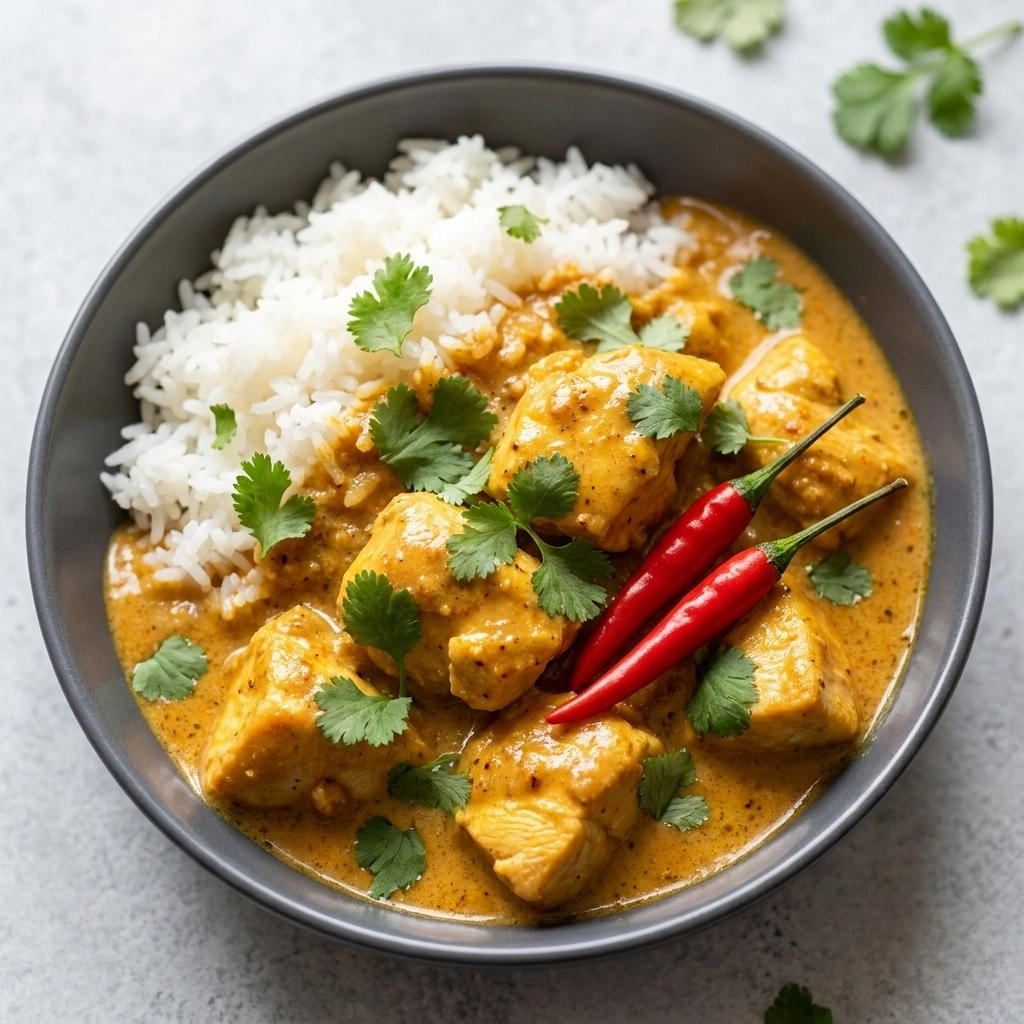 Slow Cooker Chicken Satay Curry — Effortless Thai-Style Dinner