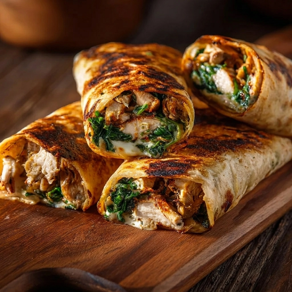 Cheesy Air Fryer Chicken Wraps: The Ultimate 15-Minute Dinner!