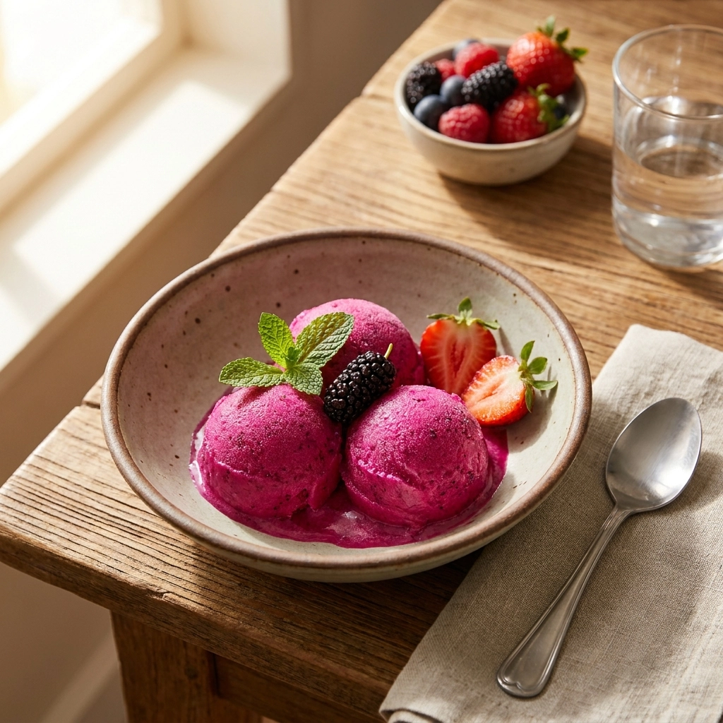 Vibrant Dragon Fruit Sorbet: The Ultimate Summer Cool-Down