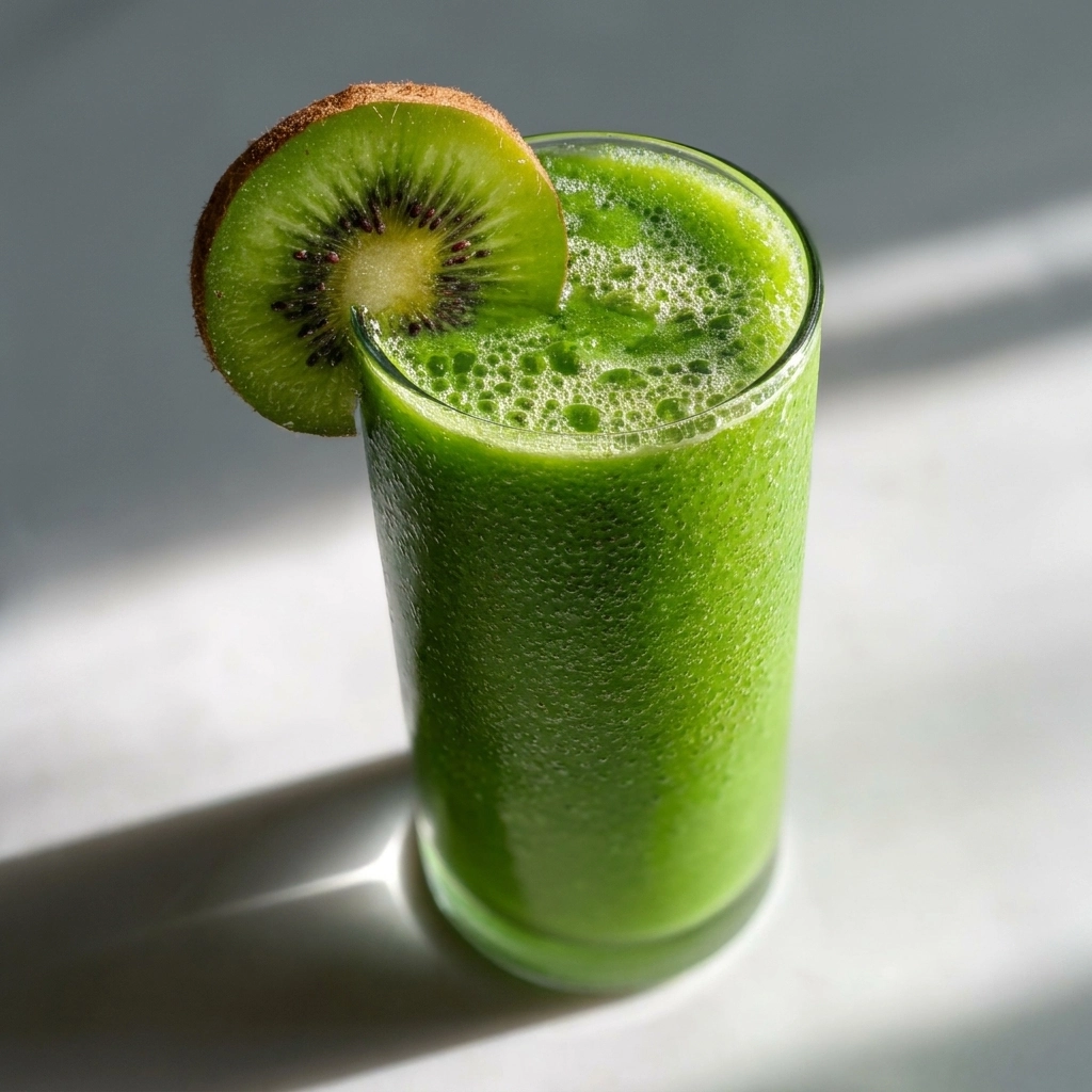 Glow from Within: The Ultimate Spinach Kiwi Detox Smoothie