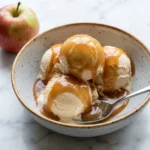 Creamy Apple Cider Caramel Ice Cream for Cozy Fall Nights | Best Autumn Dessert