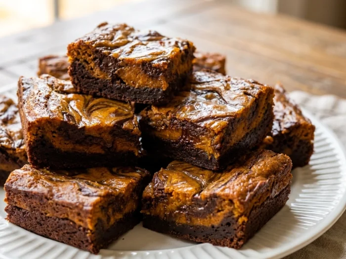 Fudgy Pumpkin Brownies: The Ultimate Autumn Treat | Easy Pumpkin Dessert Recipes