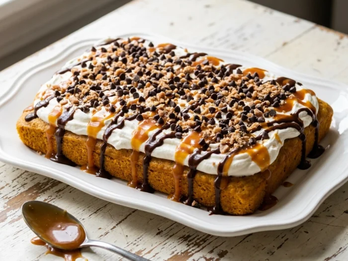 Pumpkin Caramel Poke Cake: The Ultimate Autumn Comfort Dessert | Fall Dessert Ideas