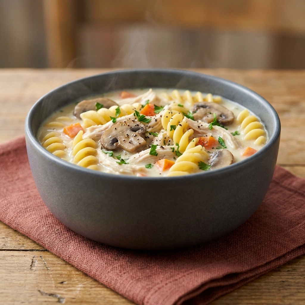 Creamy Chicken Tetrazzini Soup Recipe | Cozy Comfort Food Dinner Ideas