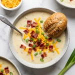 The Ultimate Slow Cooker Potato Soup for Cold Winter Nights | Easy Crockpot Soup