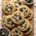 Cool and Refreshing Mint Chocolate Chip Cookies | Easy Minty Dessert Recipe