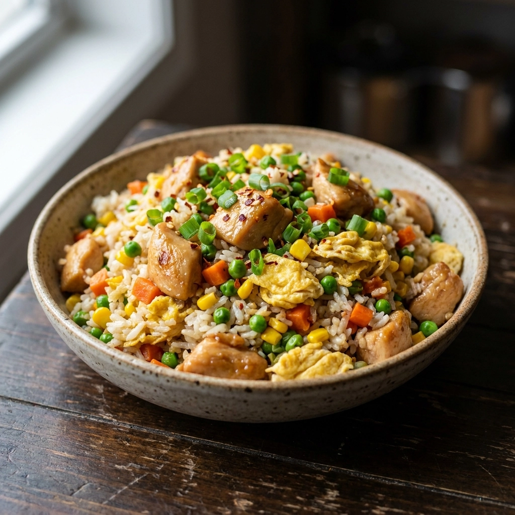 Easy Crockpot Chicken Fried Rice Recipe for Busy Weeknights | Slow Cooker Dinner Ideas