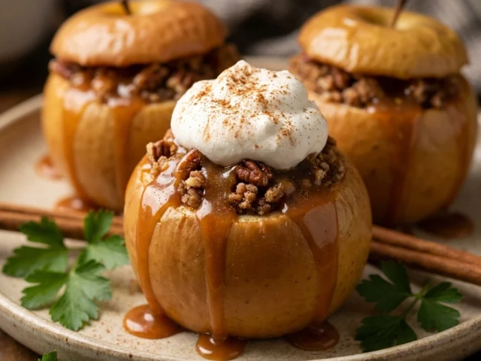 Pumpkin Pie Stuffed Baked Apples: A Cozy Autumn Treat | Easy Fall Dessert