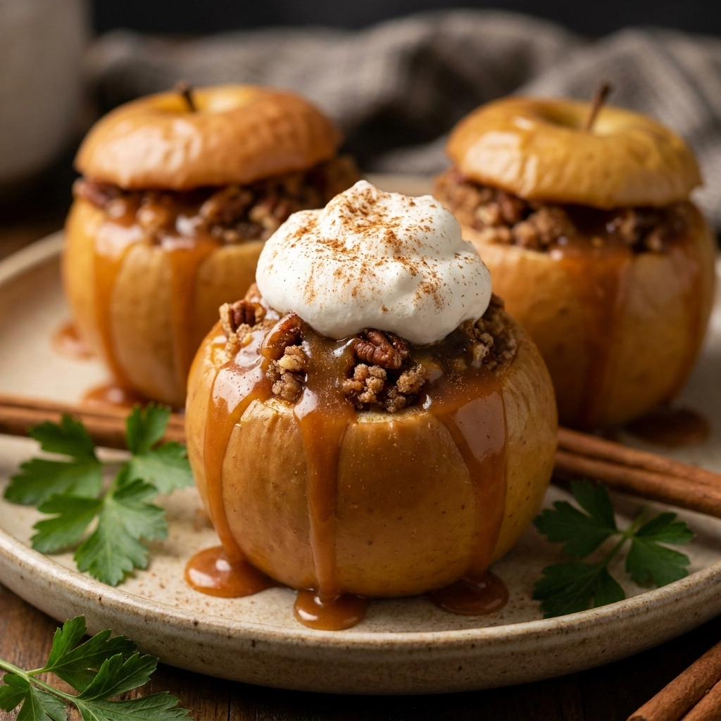 Pumpkin Pie Stuffed Baked Apples: A Cozy Autumn Treat | Easy Fall Dessert