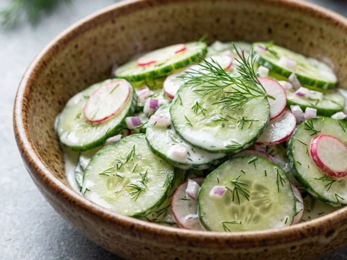 Classic German Cucumber Salad: A Refreshing Summer Tradition | Easy Cucumber Salad