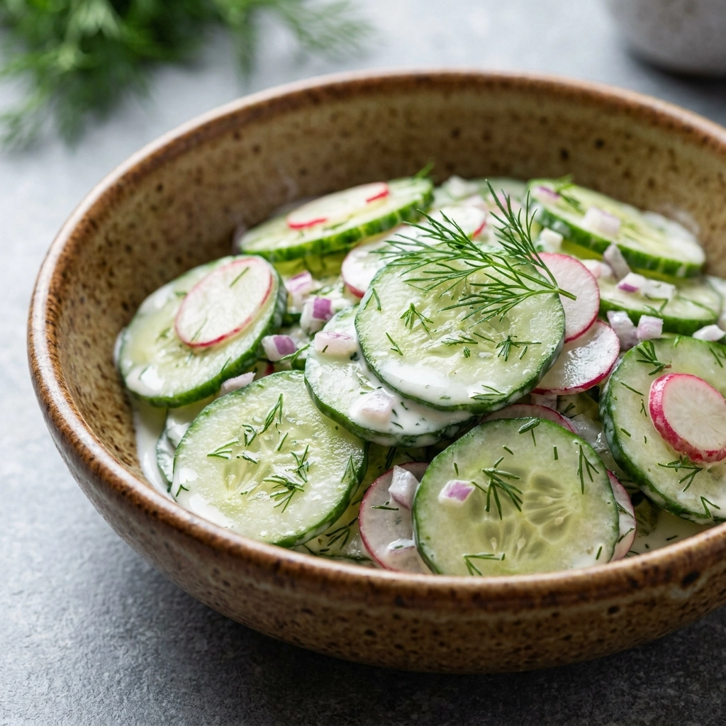 Classic German Cucumber Salad: A Refreshing Summer Tradition | Easy Cucumber Salad