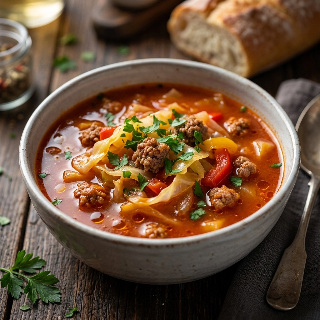 Hearty Golumpki Soup: A Comforting Polish-Inspired Feast | Polish Cabbage Soup
