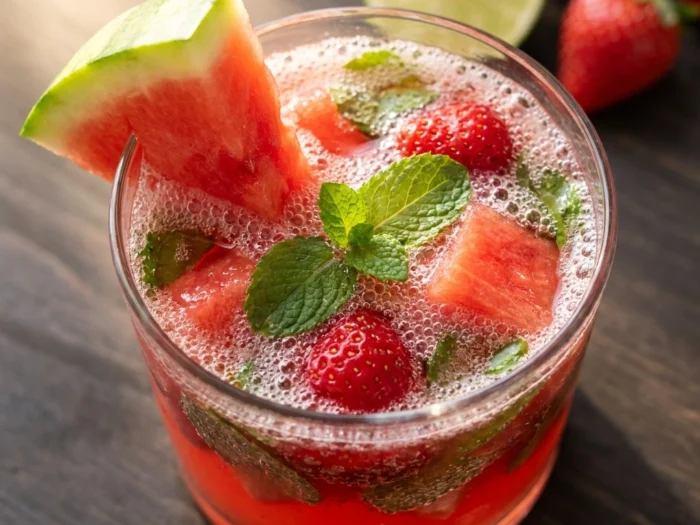 Sip Into Summer: The Ultimate Watermelon Strawberry Punch | Refreshing Summer Drink