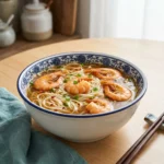 Authentic Chinese Shrimp Noodle Soup | Easy Homemade Asian Noodle Soup Recipe