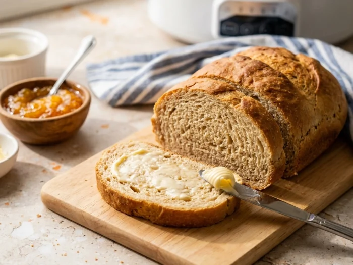 Easy Slow Cooker Bread for Beginners | No-Knead Homemade Bread Recipe