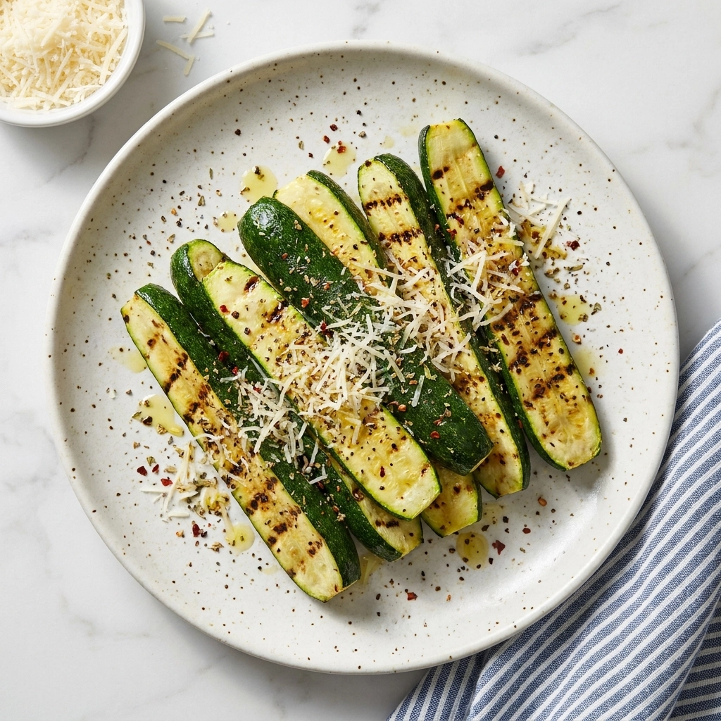 Grilled Parmesan Zucchini: The Ultimate Charred Side Dish | Easy Summer Grill Recipes