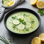 Creamy Cold Cucumber Soup with Fresh Dill and Garlic | Refreshing Summer Soup Recipe