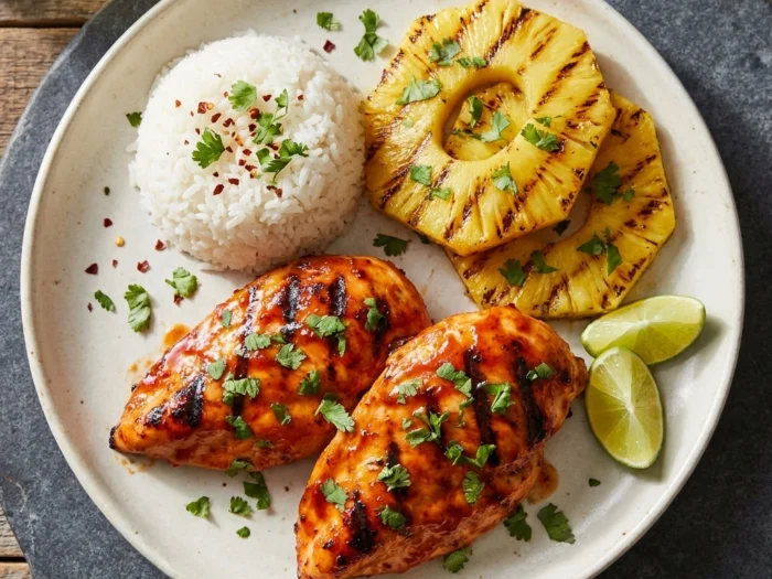Grilled Aloha Chicken and Pineapple Recipe | Easy Tropical Summer Dinner