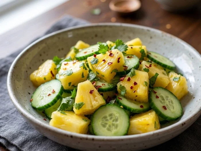 The BEST Pineapple Cucumber Salad Recipe | Refreshing Summer Side Dish