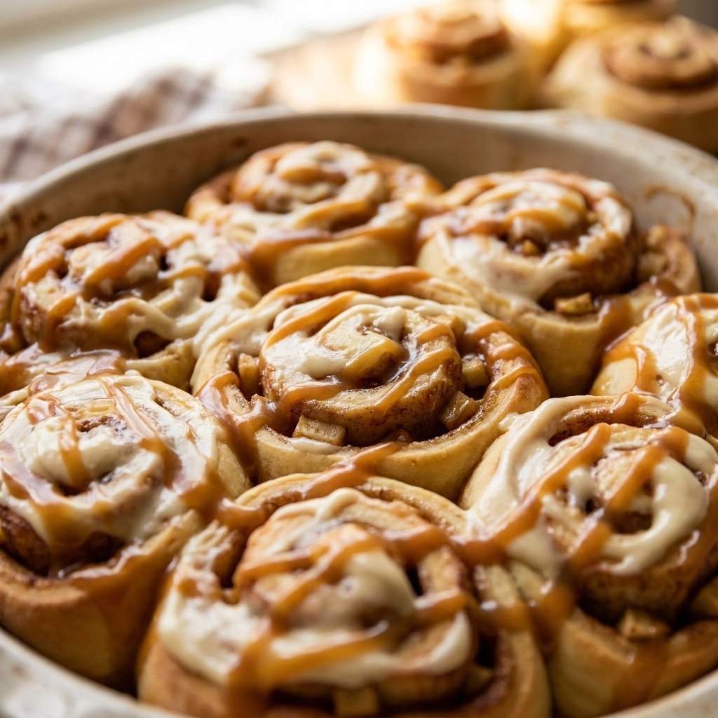 Caramel Apple Cinnamon Rolls: A Cozy Autumn Morning Treat | Fall Breakfast Recipes