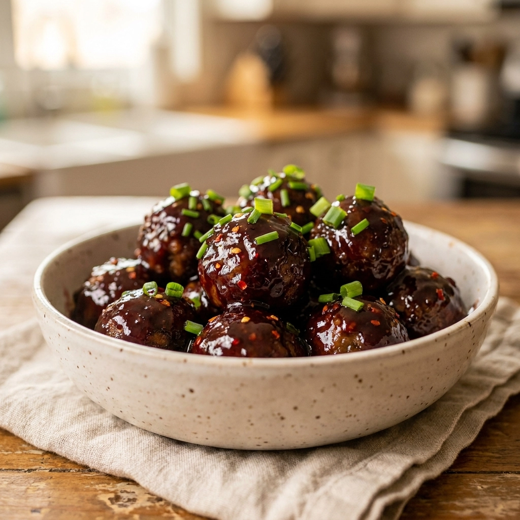 Flavorful Crockpot Meatballs in Sweet Grape Jelly Sauce Recipe Easy and Perfect for Parties | Slow Cooker Appetizers