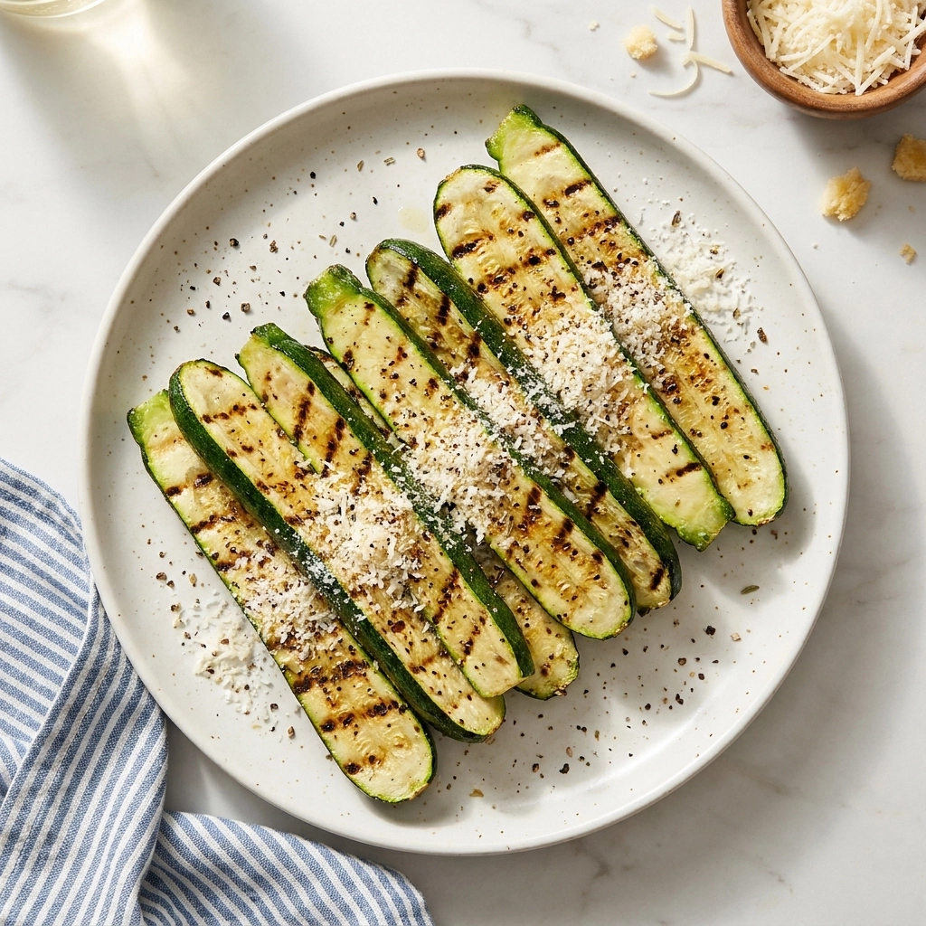 Grilled Parmesan Zucchini: The Ultimate Charred Side Dish | Easy Summer Grill Recipes