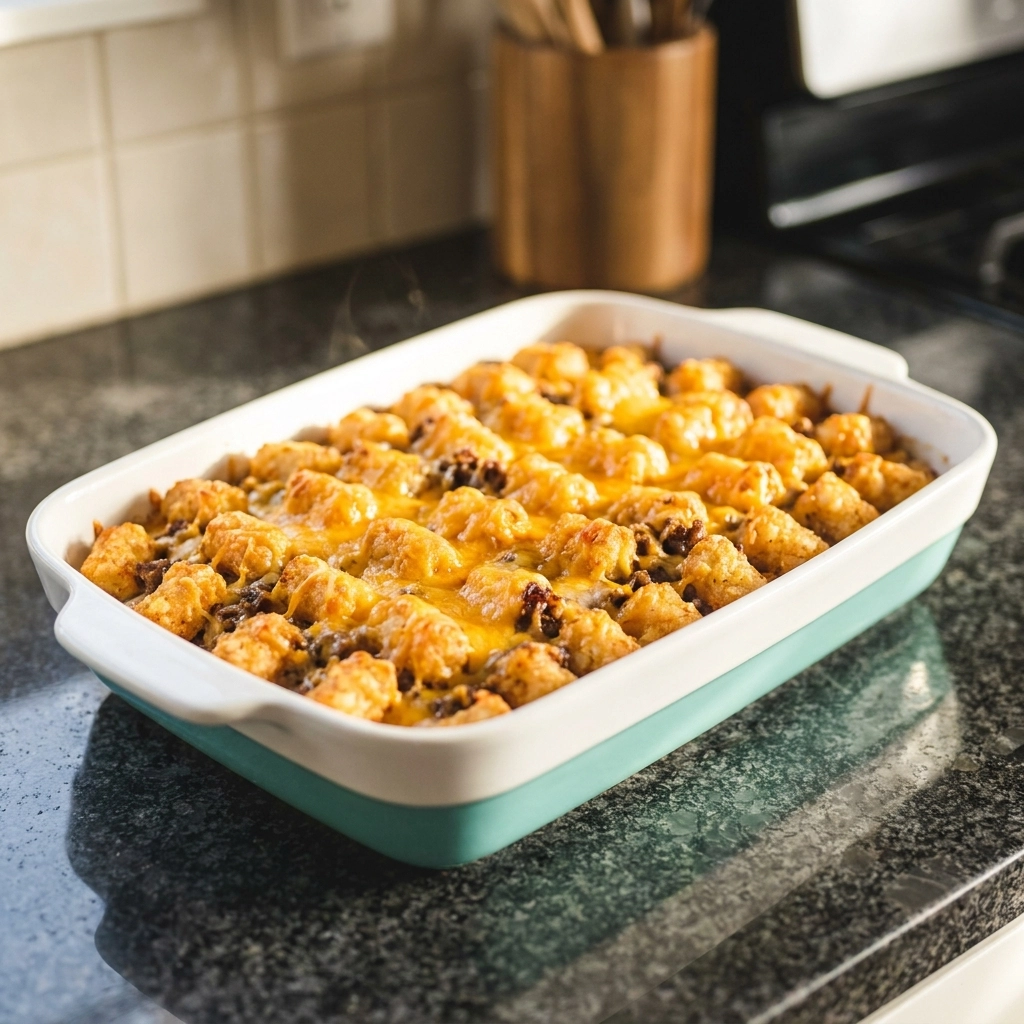 The Ultimate Comfort Tater Tot Casserole: A Midwest Classic | Easy Family Dinner