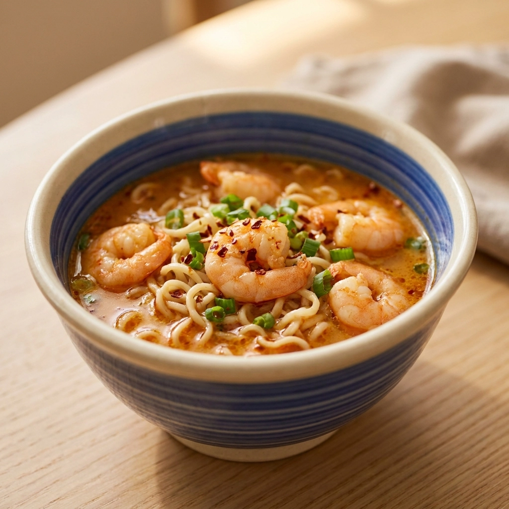 Authentic Chinese Shrimp Noodle Soup | Easy Homemade Asian Noodle Soup Recipe