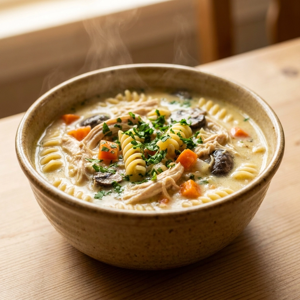 Creamy Chicken Tetrazzini Soup Recipe | Cozy Comfort Food Dinner Ideas