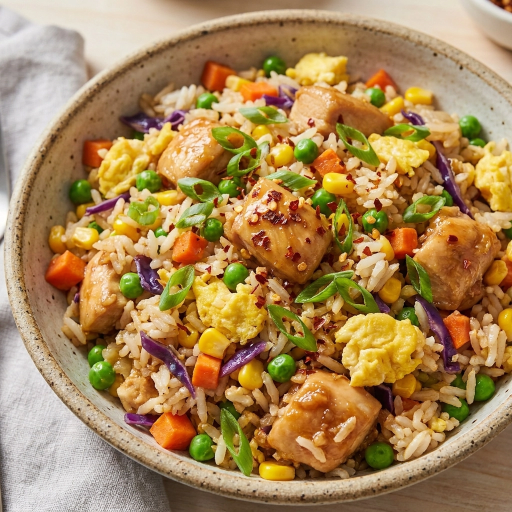 Easy Crockpot Chicken Fried Rice Recipe for Busy Weeknights | Slow Cooker Dinner Ideas