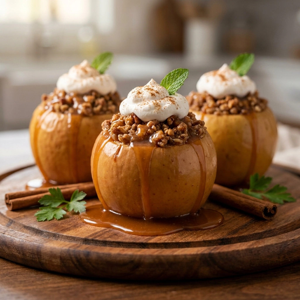 Pumpkin Pie Stuffed Baked Apples: A Cozy Autumn Treat | Easy Fall Dessert