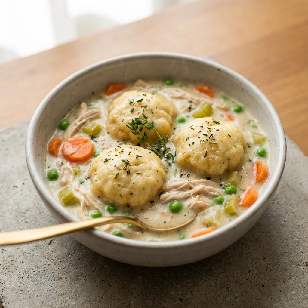 Healthy Chicken Pot Pie Soup Recipe | Comforting Low Calorie Dinner Idea