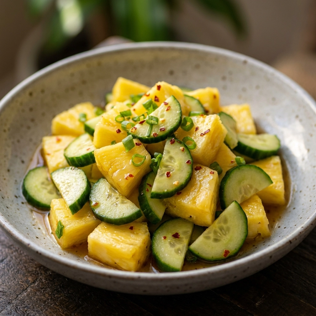 The BEST Pineapple Cucumber Salad Recipe | Refreshing Summer Side Dish