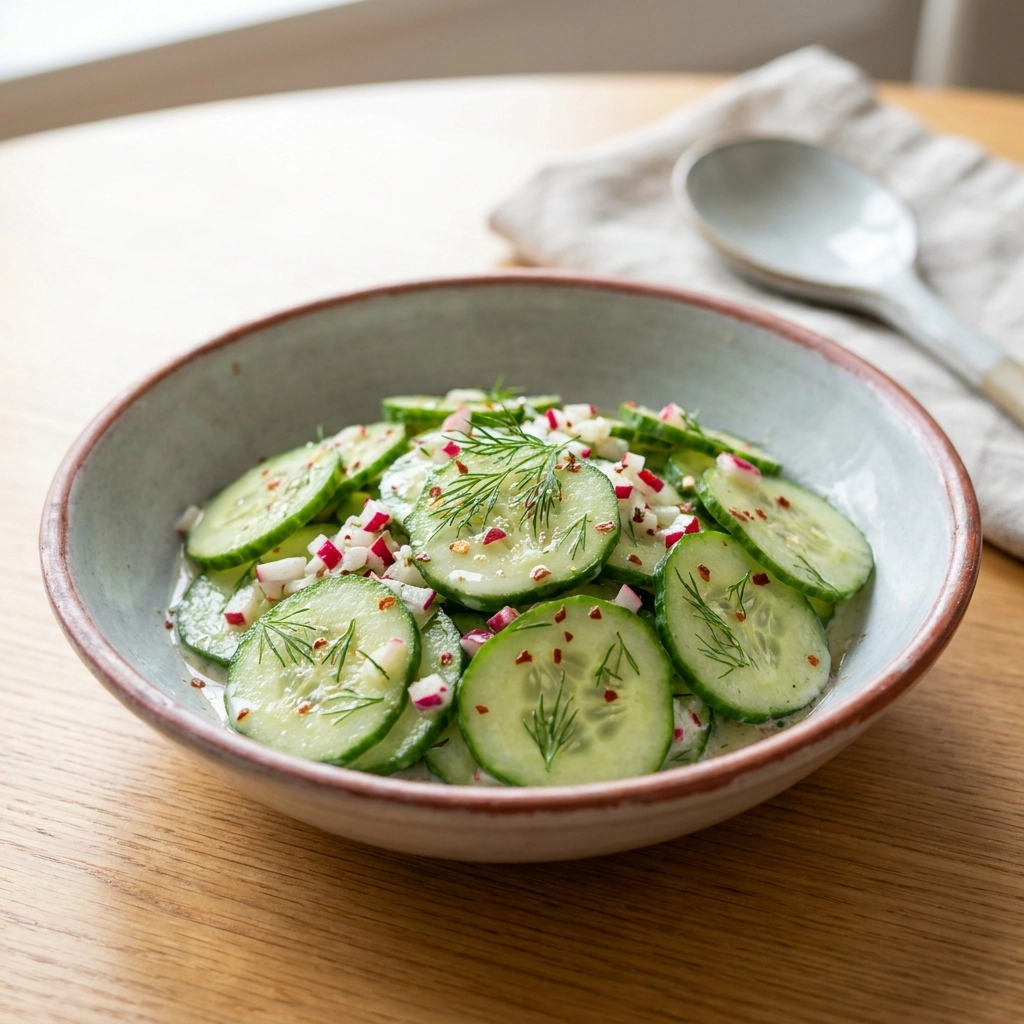 Classic German Cucumber Salad: A Refreshing Summer Tradition | Easy Cucumber Salad