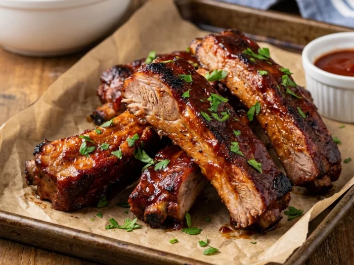 Tender Air Fryer Country Style Ribs with Sticky Glaze | Easy Dinner Ideas