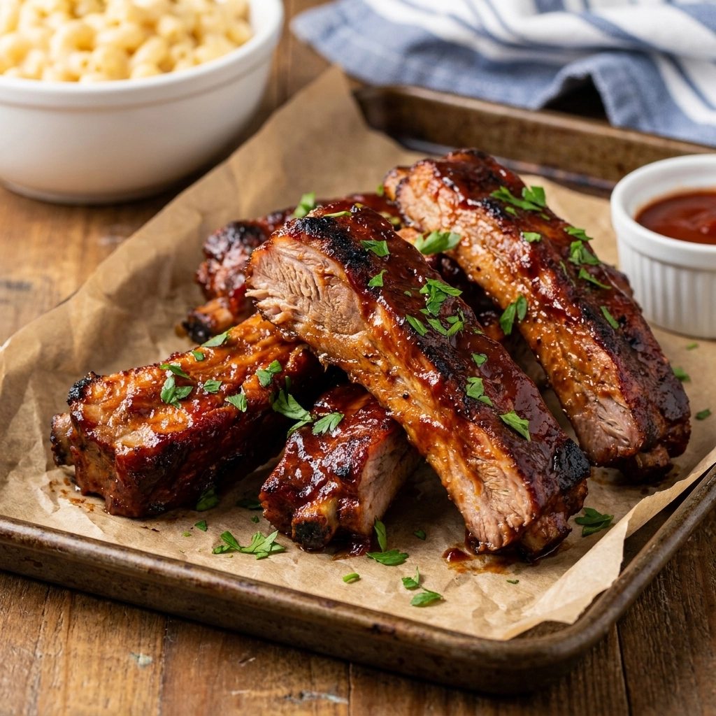 Tender Air Fryer Country Style Ribs with Sticky Glaze | Easy Dinner Ideas