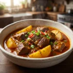 Authentic Jamaican Curry Beef with Potatoes | Caribbean Beef Stew Recipe
