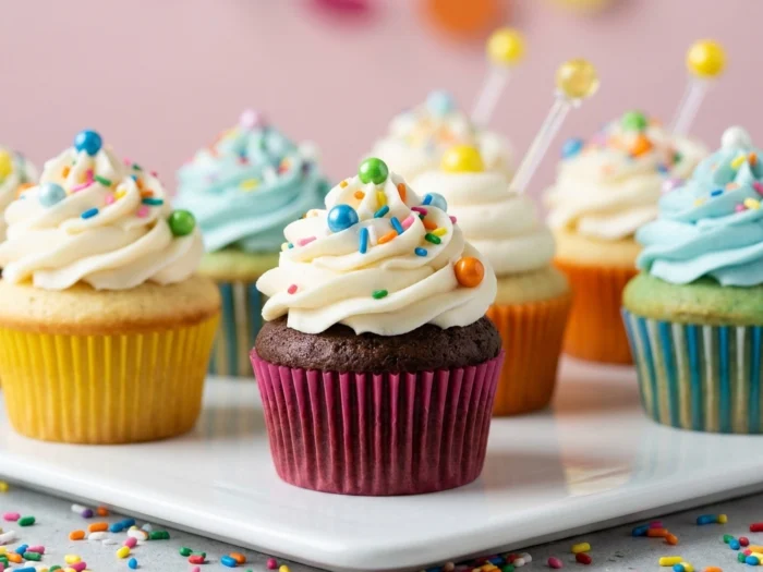 The Ultimate Birthday Cupcakes with Creamy Buttercream Frosting | Easy Party Dessert