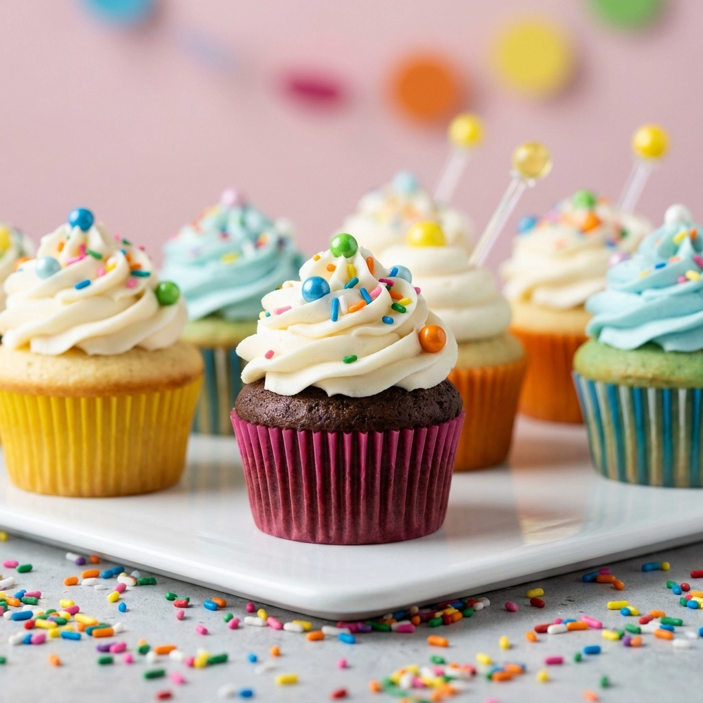 The Ultimate Birthday Cupcakes with Creamy Buttercream Frosting | Easy Party Dessert