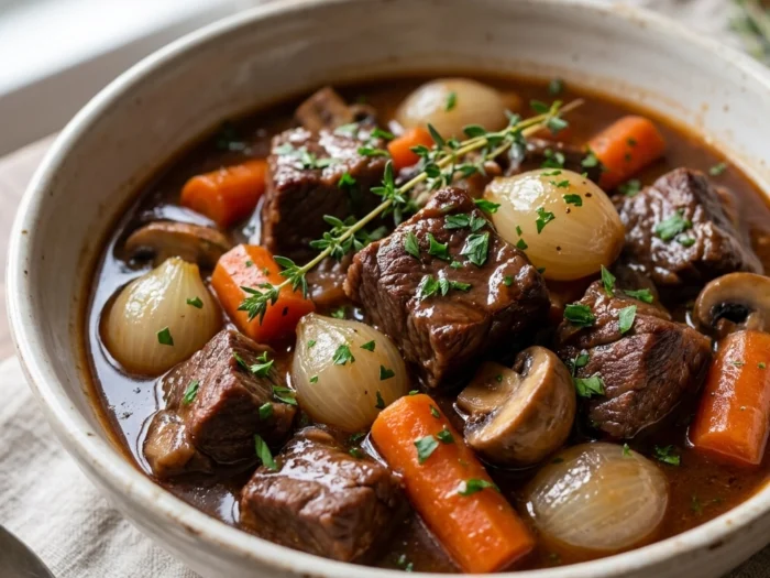 Classic Beef Bourguignon: A French Countryside Adventure | Easy French Stew Recipe