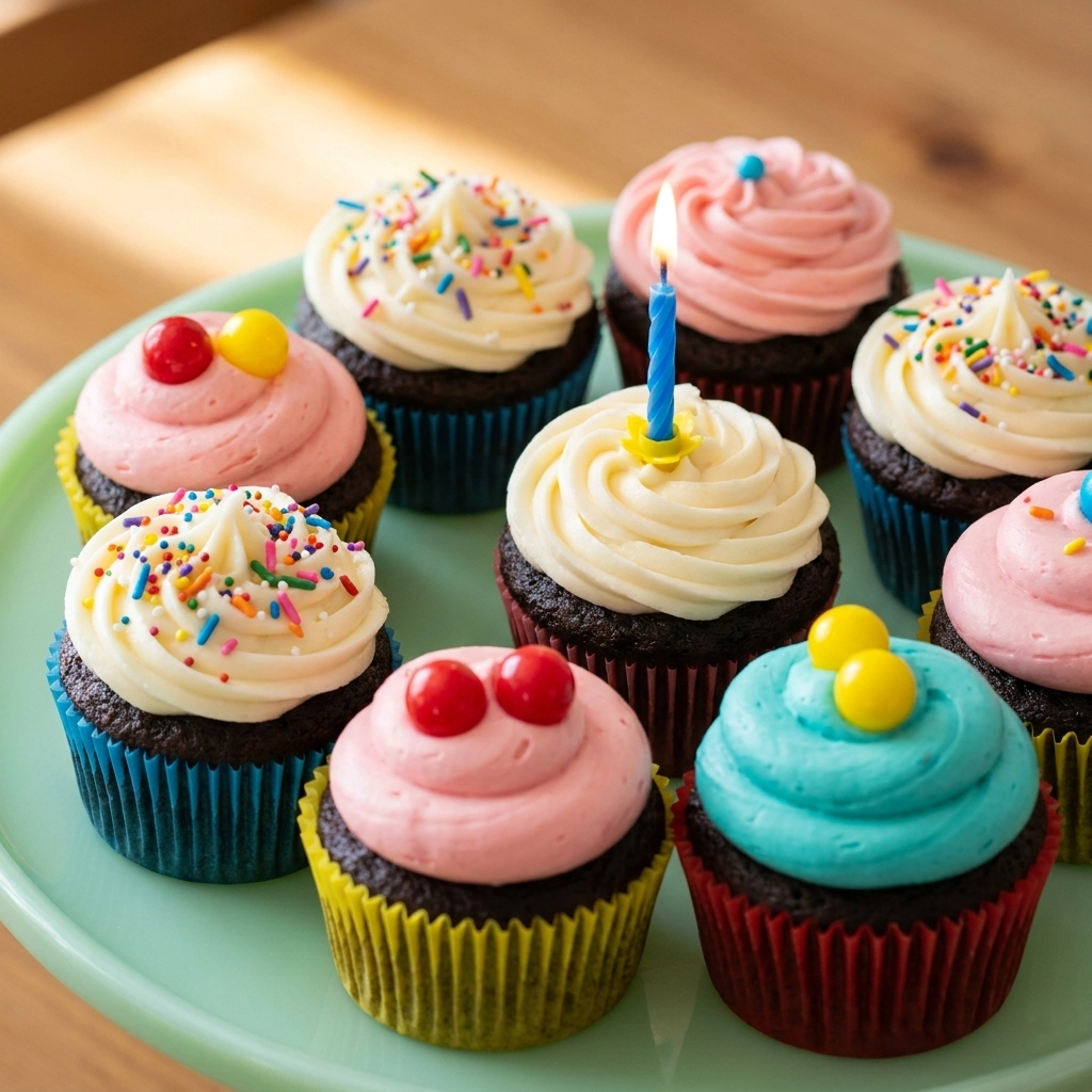 The Ultimate Birthday Cupcakes with Creamy Buttercream Frosting | Easy Party Dessert