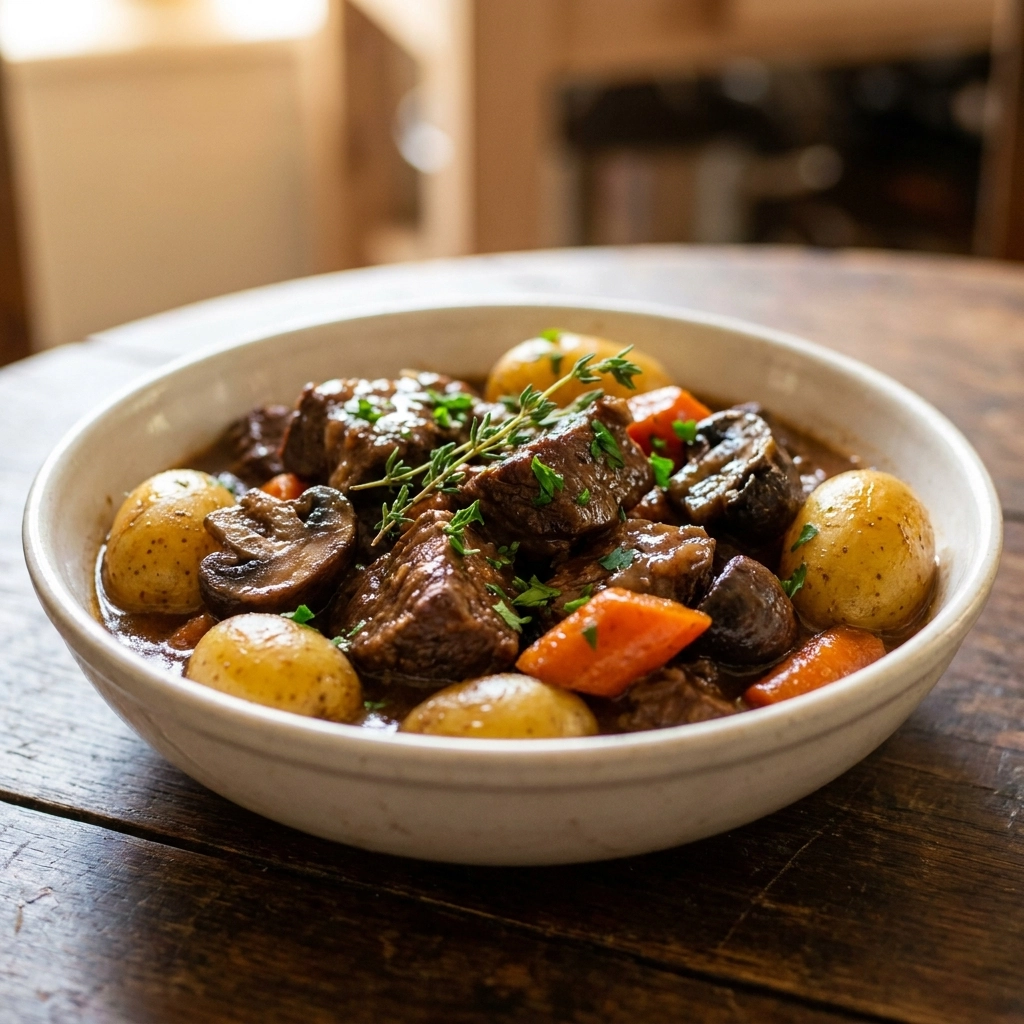 Classic Beef Bourguignon: A French Countryside Adventure | Easy French Stew Recipe
